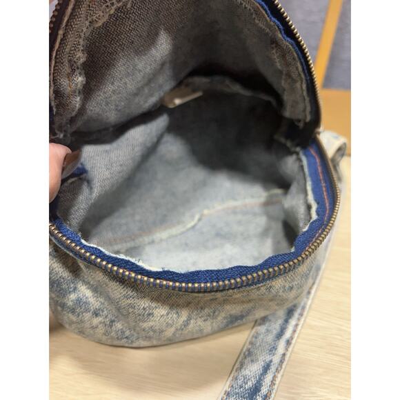 Vintage 80s Shane Denim Fannypack Acid Stone Washed Made In Taiwan - Picture 7 of 8